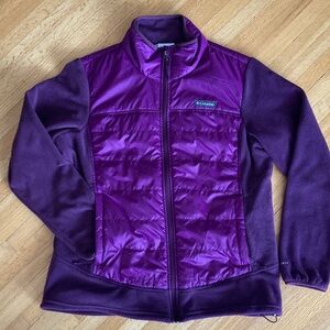 XL Columbia Women's Deep Purple Puffer Jacket